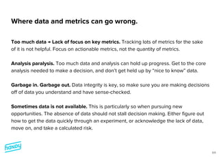 We know we still have
a long way to go.