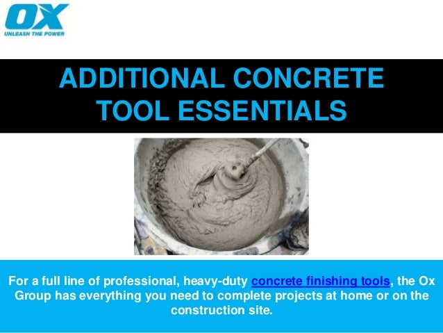 Handyman Essentials: Concrete Finishing Tools
