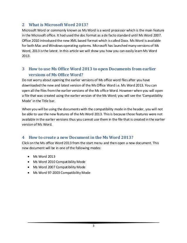 apa format microsoft word 2013