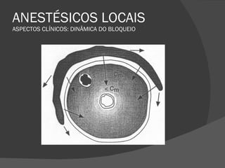 ANESTÉSICOS LOCAIS ASPECTOS CLÍNICOS: DINÂMICA DO BLOQUEIO 