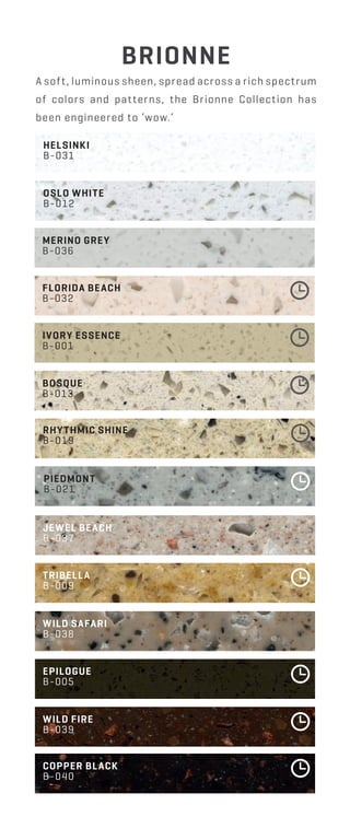 Hanex Solid Surface Brochure - 2018 | PDF