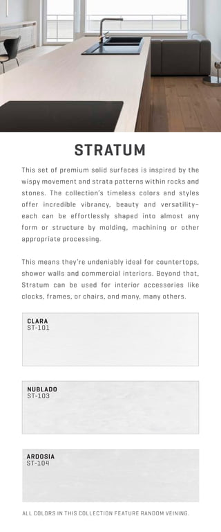 Hanex Solid Surface Brochure - 2018 | PDF