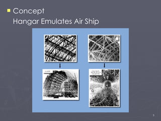 <ul><li>Concept  </li></ul><ul><li>Hangar Emulates Air Ship </li></ul>