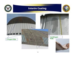 Interim Coating




                                 36,000 ppm
                                 PCBs
119 ppm PCBs




                      18
 