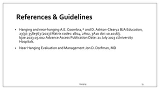 Hanging Injury Algorithm Comprehensive Overview of Hanging: Pathophysiology, Injuries, and ...
