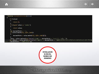 EVOLUCIÓ
N EN EL
ROBO DE
DINERO

 