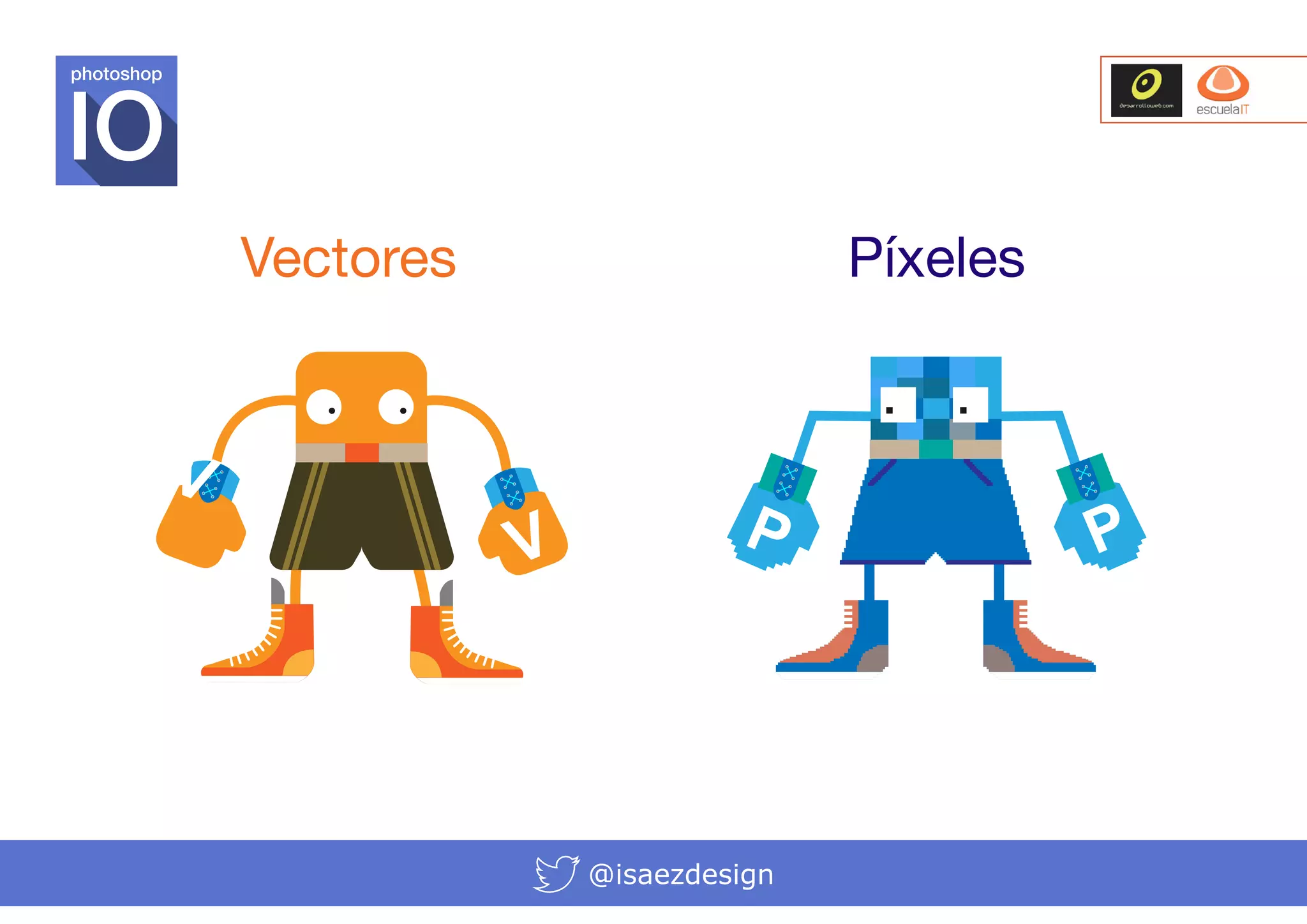 photoshop

Vectores

V

Píxeles

V

P

@isaezdesign

P

 