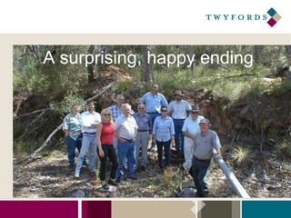 A surprising, happy ending

 