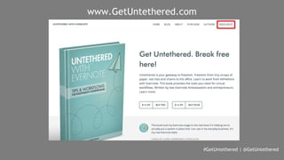 #GetUntethered | @GetUntethered 
www.GetUntethered.com 
 