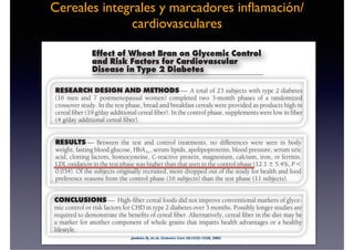 Effect of Wheat Bran on Glycemic Control
and Risk Factors for Cardiovascular
Disease in Type 2 Diabetes
DAVID J. A. JENKIN...