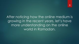 After noticing how the online medium is
growing in the recent years, let’s have
more understanding on the online
world in ...