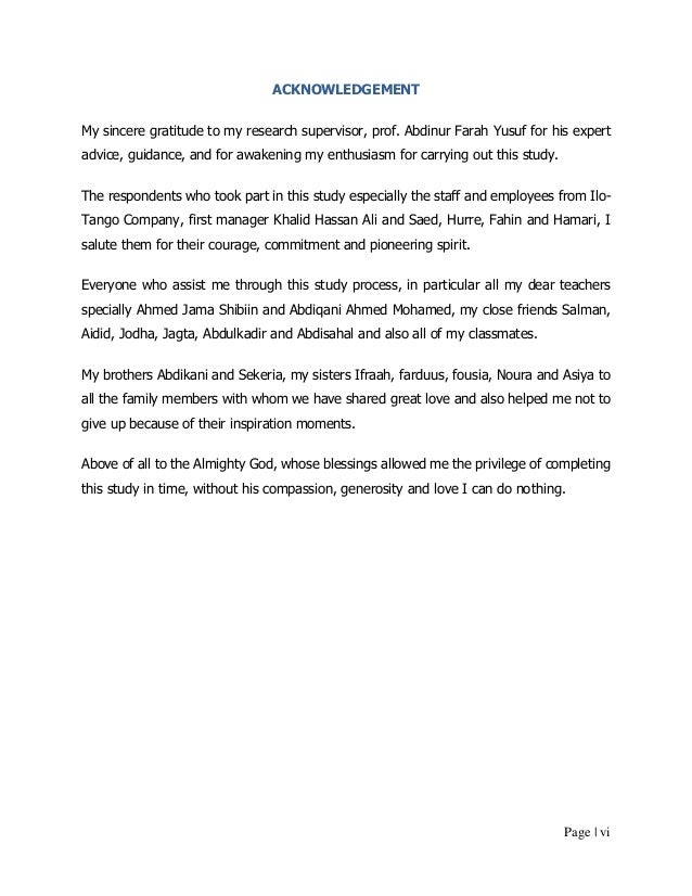 Master thesis acknowledgement sample image