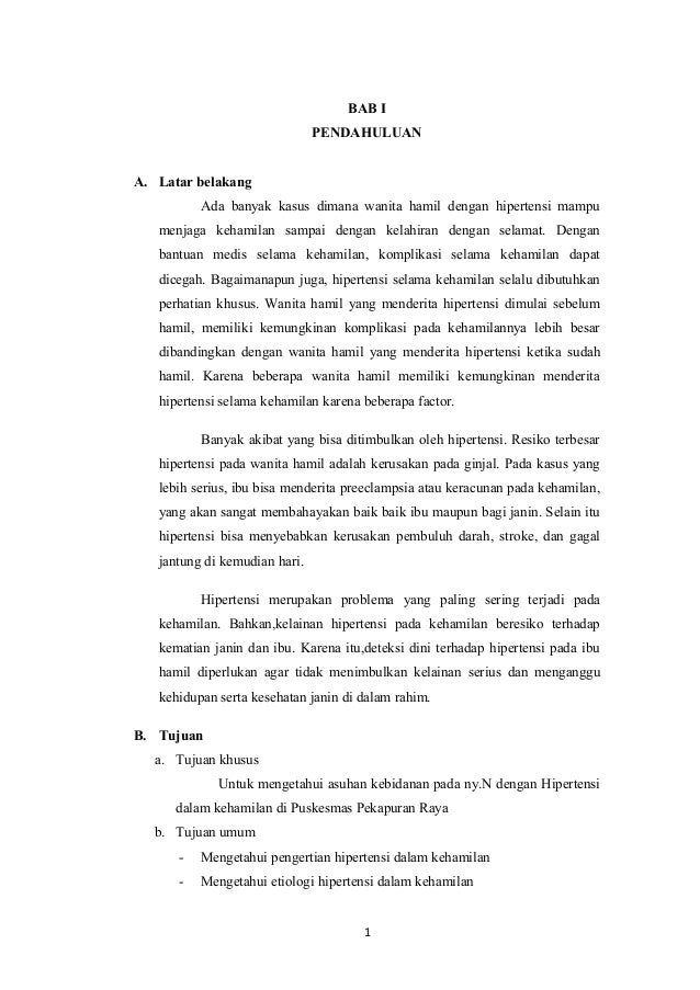 Hipertensi Dalam Kehamilan