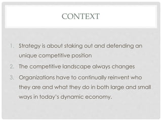 integrating innovation style and knowledge into strategy | PPTX