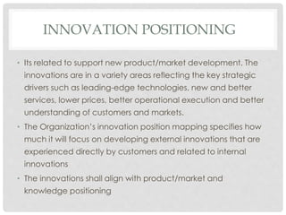 integrating innovation style and knowledge into strategy | PPTX