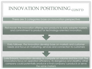 integrating innovation style and knowledge into strategy | PPTX