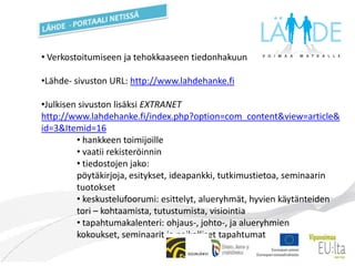 Monta sosiaali- ja terveydenhuollon järjestämismalliaKOHDERYHMÄ