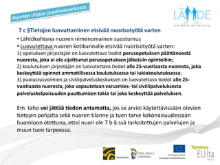  haastattelemalla sosiaali- ja terveysalan toimijoita
