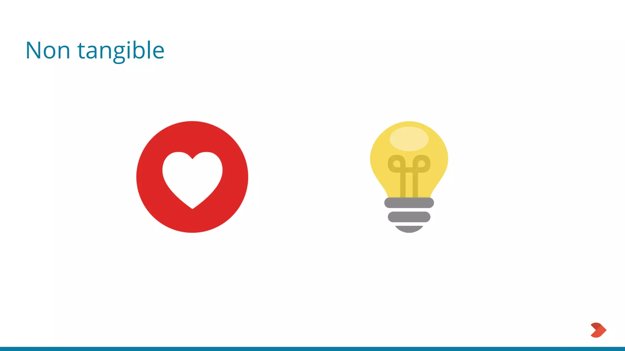 Non tangible
 