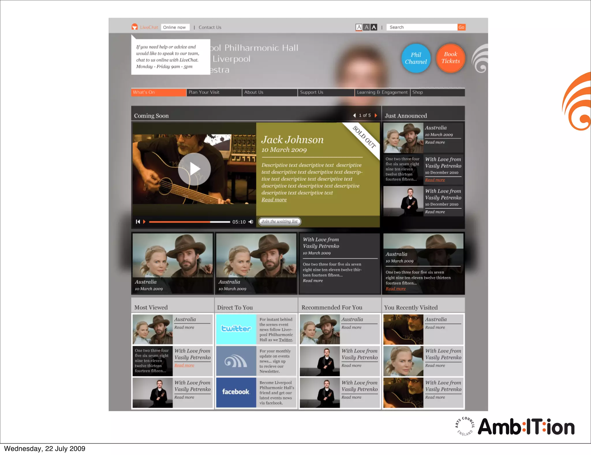 Wednesday, 22 July 2009
 