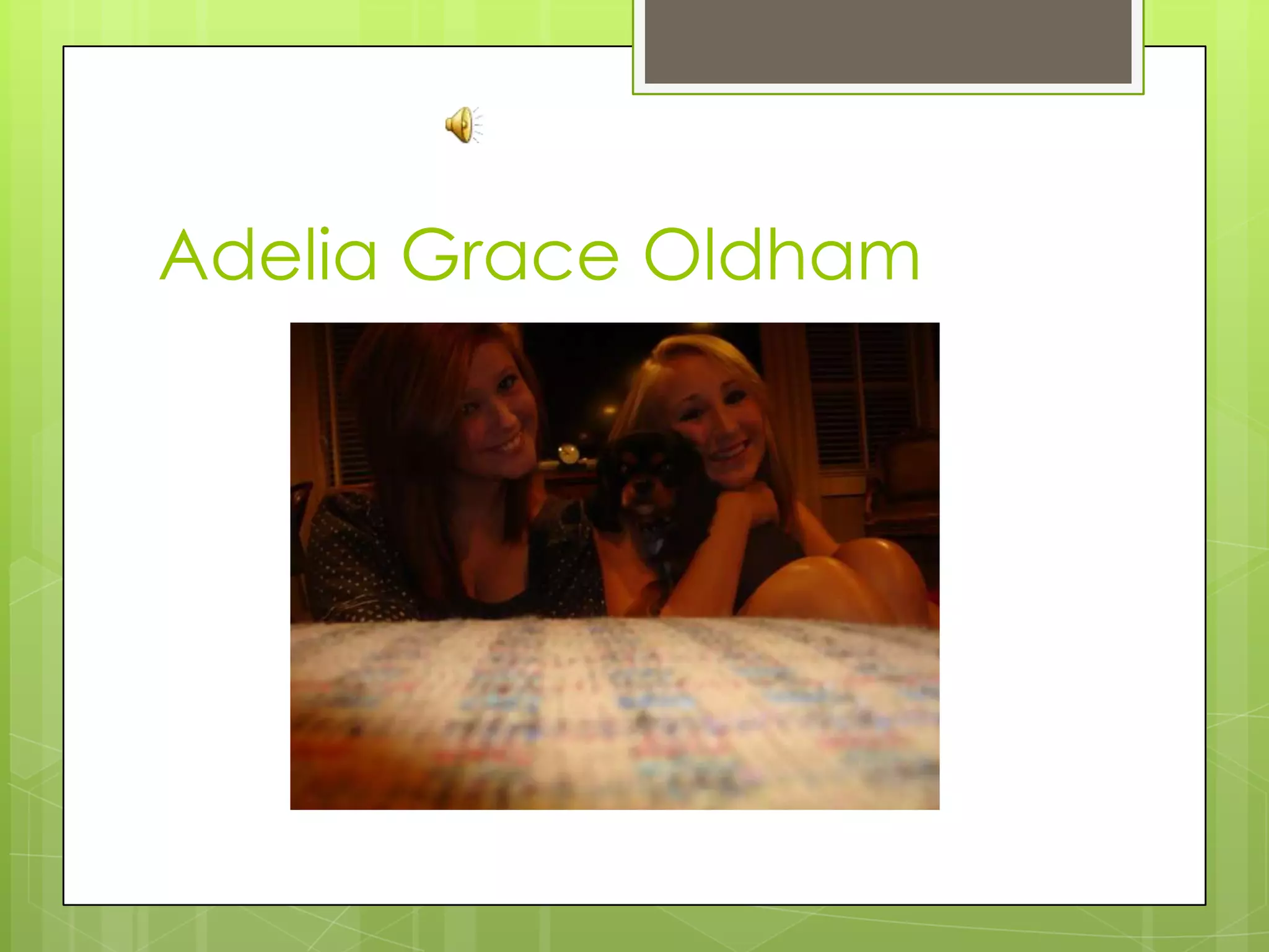 Adelia Grace Oldham