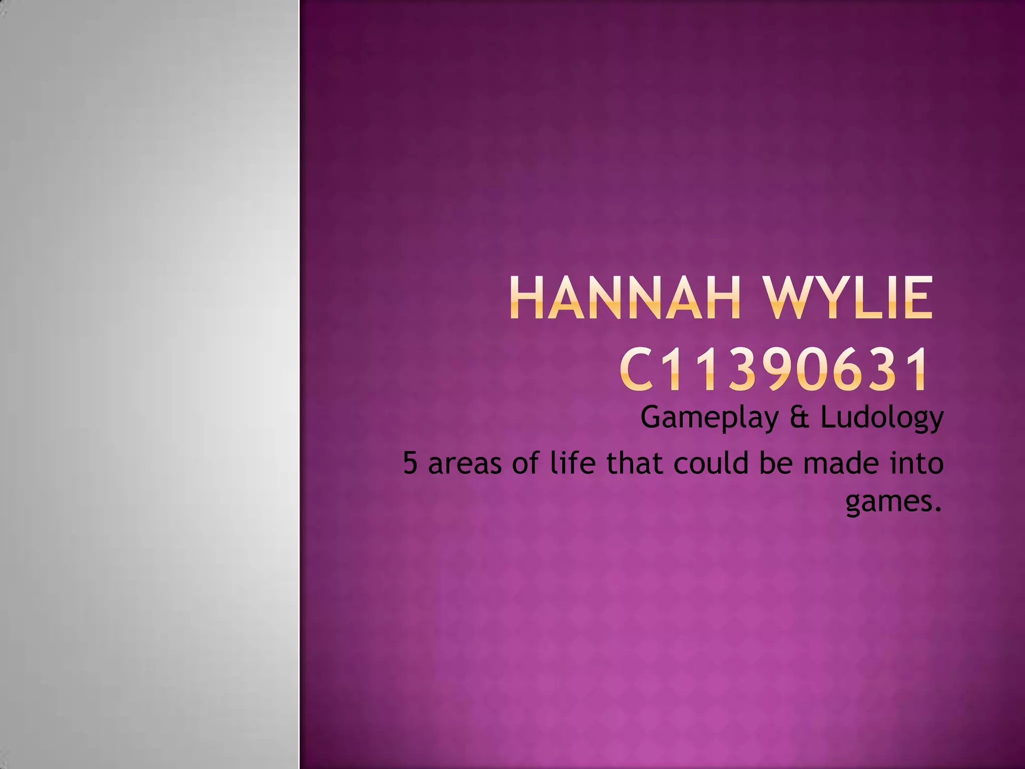 Hannah wylie | PPT