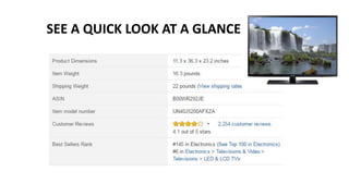 SEE A QUICK LOOK AT A GLANCE
 