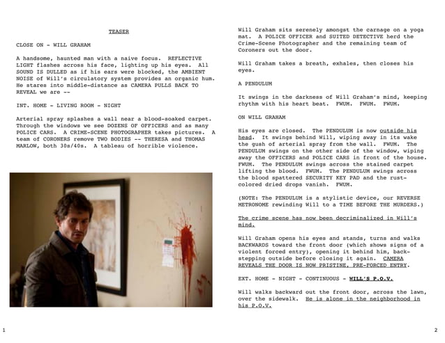 Hannibal nbc 101 aperitif illustrated-script | PPT