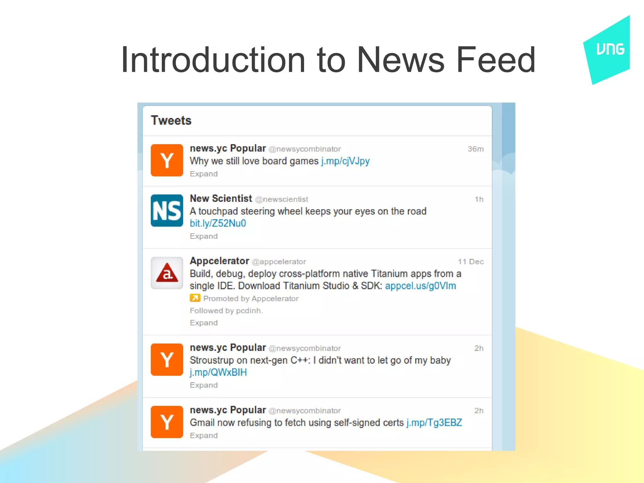 Introduction to News Feed
 