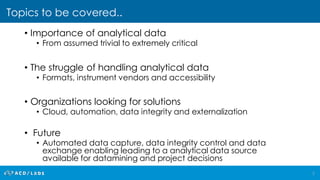 The challenges of Analytical Data Management in R&D | PDF