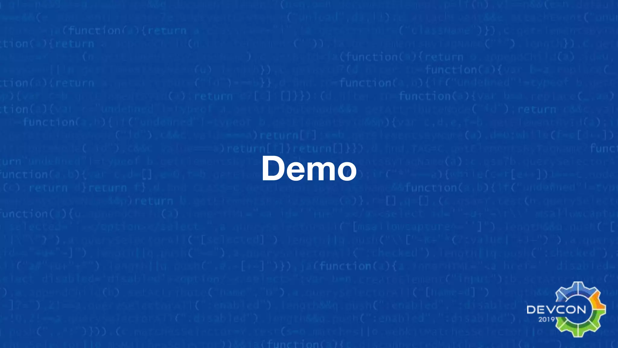 Demo
 