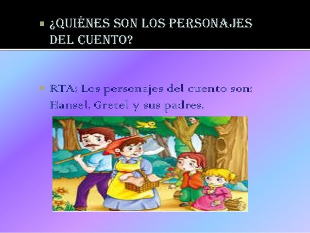 Hansel y gretel análisis 4.