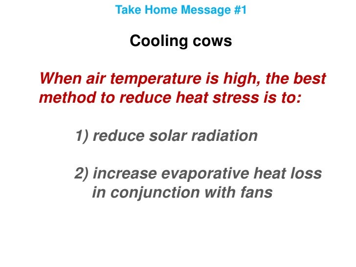 Cooling Strategies During Heat Stress Hansen