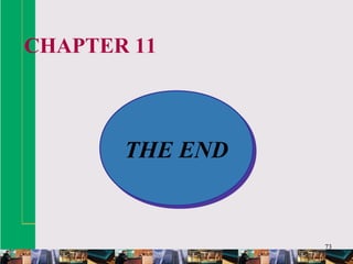 73
THE ENDTHE END
CHAPTER 11
 