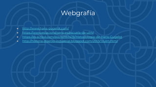 Webgrafía
● http://www.hans-gugelot.com/
● https://www.estaciondiseno.es/escuela-de-ulm/
● https://es.scribd.com/doc/49167478/Metodologia-de-Hans-Gugelot
● http://historia-disenio-industrial.blogspot.com/2013/11/ulm.html
 