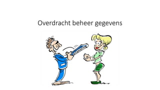 5. Vroege overdracht eigendom en beheer gegevens
- Wat doet uw alumnus als eerste na het afstuderen: Verhuizen!
- Vroeg moment van overdracht eigendom en beheer van gegevens
- Studenten moeten deel uitmaken en baat hebben bj het netwerk van de instelling.
Overdracht beheer gegevens
 