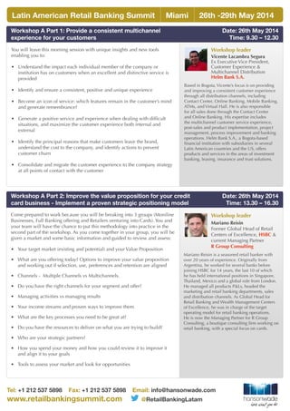 Latin American Retail Banking Summit | PDF