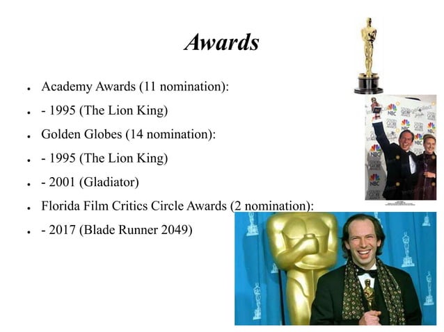 Hans Zimmer biography | PPTX | Soundtracks, TV and Showtunes | Music