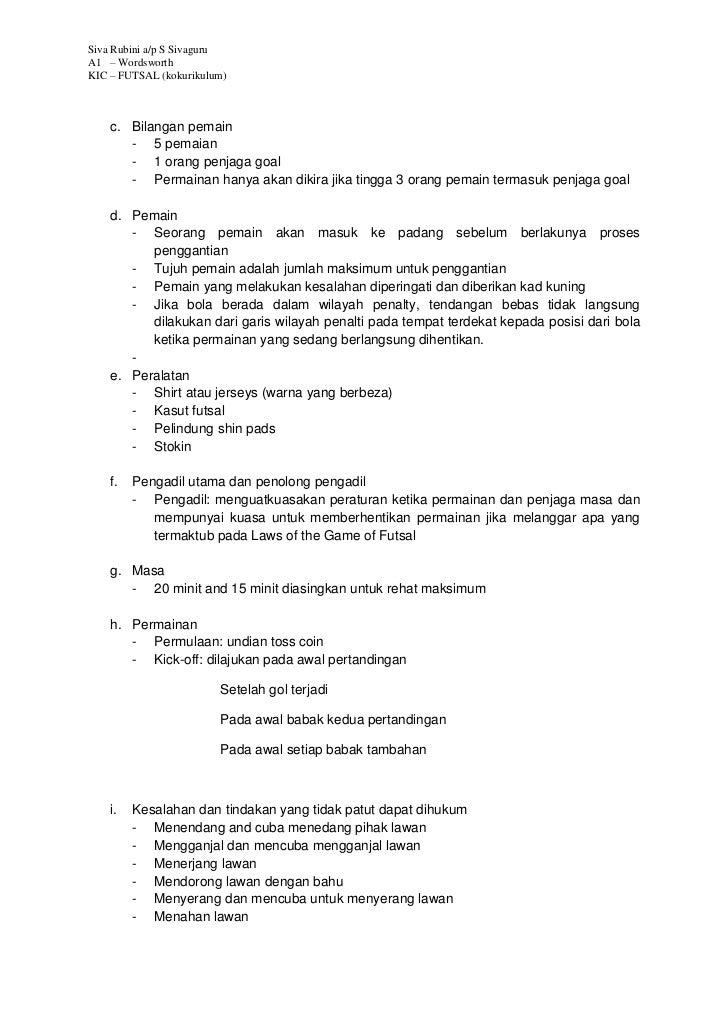 Hantaran N Jaringan Futsal