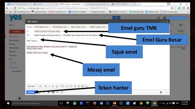HANTAR EMEL KEPADA RAKAN