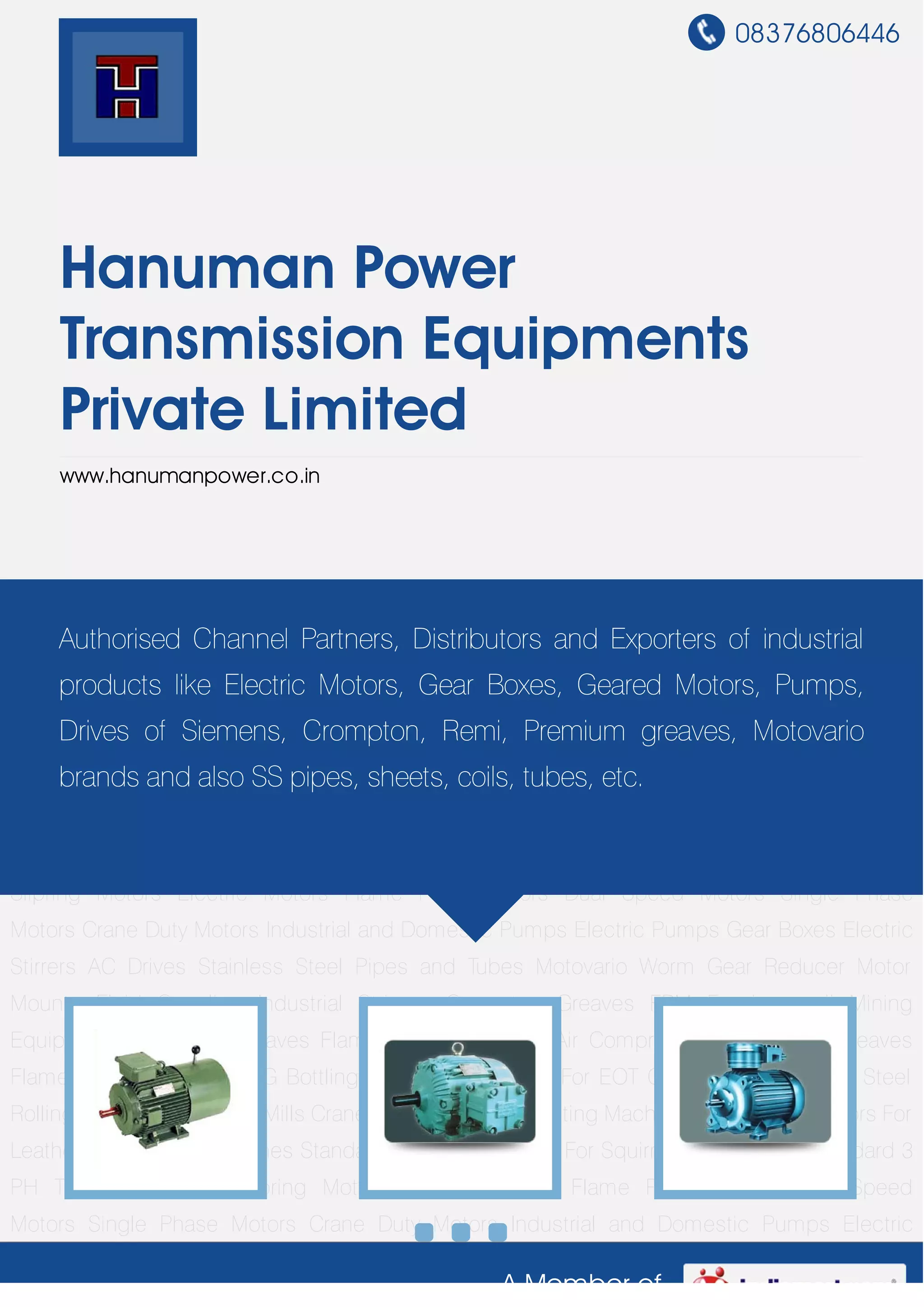 Hanuman powertransmissionequipmentsprivatelimited PDF
