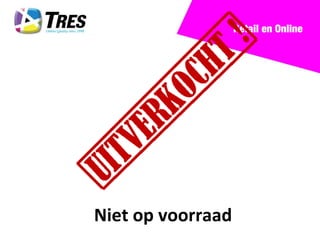 Retail en Online




Niet op voorraad
 