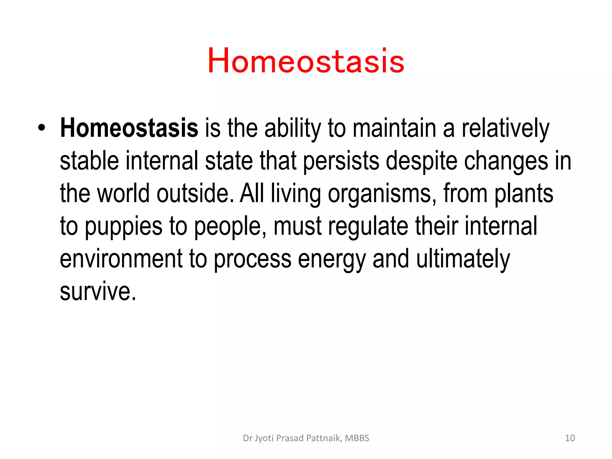 Which Characteristic Of Life Best Describes The Process Of Homeostasis Human Anatomy and Physiology : Basic Life process, Homeostasis | PPT