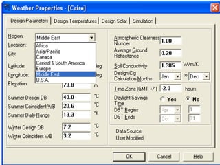 Hap Software Tutorial Sample Cooling Load Estimation Pdf