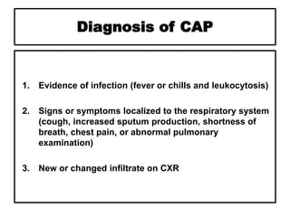 Community Acquired Pneumonia | PPTX