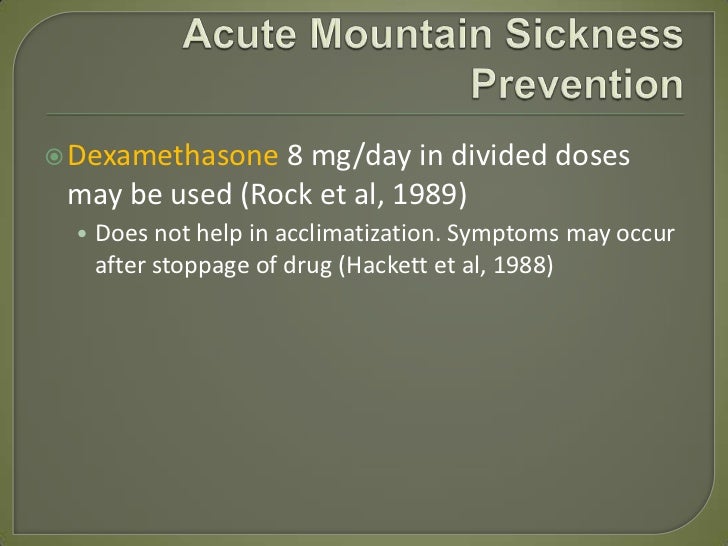Acetazolamide Dose For Altitude Sickness Prevention