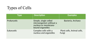 HAP I - CELL structure, parts , organelles, diagram | PPTX