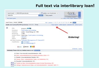 Full text via interlibrary loan!

Ordering!

Technische Universität Hamburg-Harburg
www.tub.tu-harburg.de

 