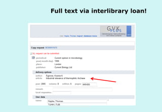 Full text via interlibrary loan!

Technische Universität Hamburg-Harburg
www.tub.tu-harburg.de

 