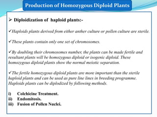 Haploid production | PPTX